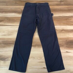 Stan Ray Workwear Carpenter Pants Navy Blue Men Size 32x30 Made in USA